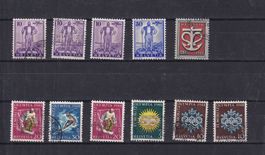 LOT dès 1936 Oblitérés CATALOGUE SBK