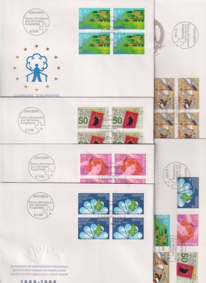 Tutti i francobolli: FDC-Serie 1988, Werbemarken 1 – Nuovo (secondo la descrizione) da Koblenz venduto da Boerse6