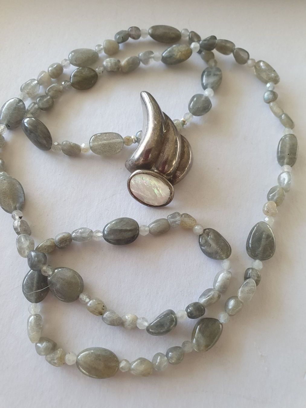Catenine: Elegant Kette.Labradorit und Silber – Nuovo (secondo la descrizione) da Benglen venduto da Meercat3
