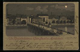 Mondschein-Lithographie Basel, Klein-Bas