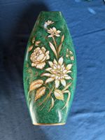 Alka-Kunst - grosse Porzellanvase grün