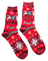 Socken Weihnachten/Hirsch/Elch/Deer/Moose/Rentier/Flocke