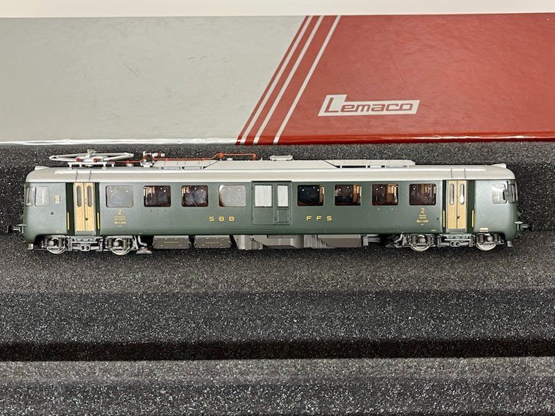 Lemaco Modelleisenbahnen: SBB Triebwagen RBe 4/4 Lemaco DC – Gebraucht aus Büsserach von ModellbahnDepot 3