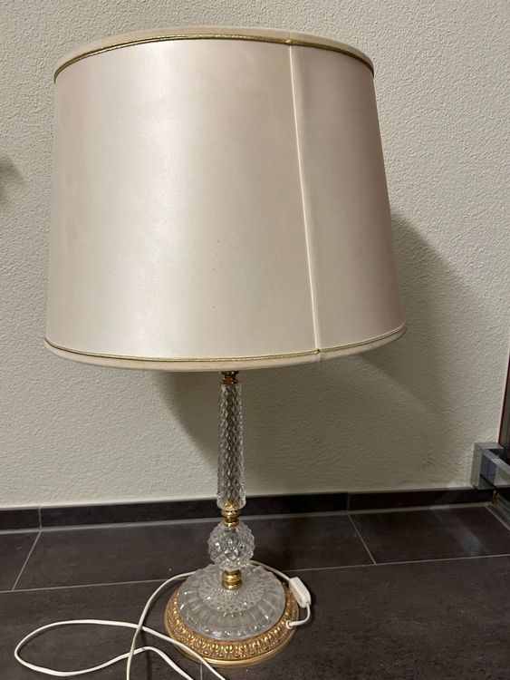 Dekorative Tischlampe Aus Porzellan – Weiß, 31 Cm Hoch, Für E14 Leuchtmittel (max. 25 Watt) | Ohne Leuchtmittel