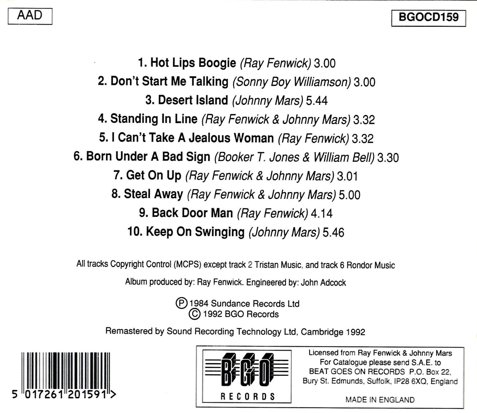 CD: Johnny Mars LIVE ON MARS  Nick Magnus Harmonica Blues CD – Usato da Kandergrund venduto da Sososo 1