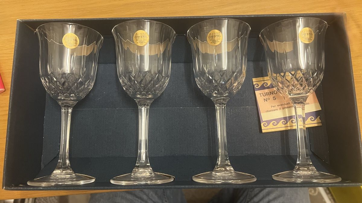 Bicchieri: 4x Concerto Capri Crystal Kristallglas – Nuovo e nell'imballaggio originale da Trasadingen venduto da Kaffee.mann 3