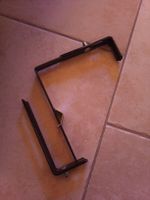 4 braune Blumenkisten Halterungen