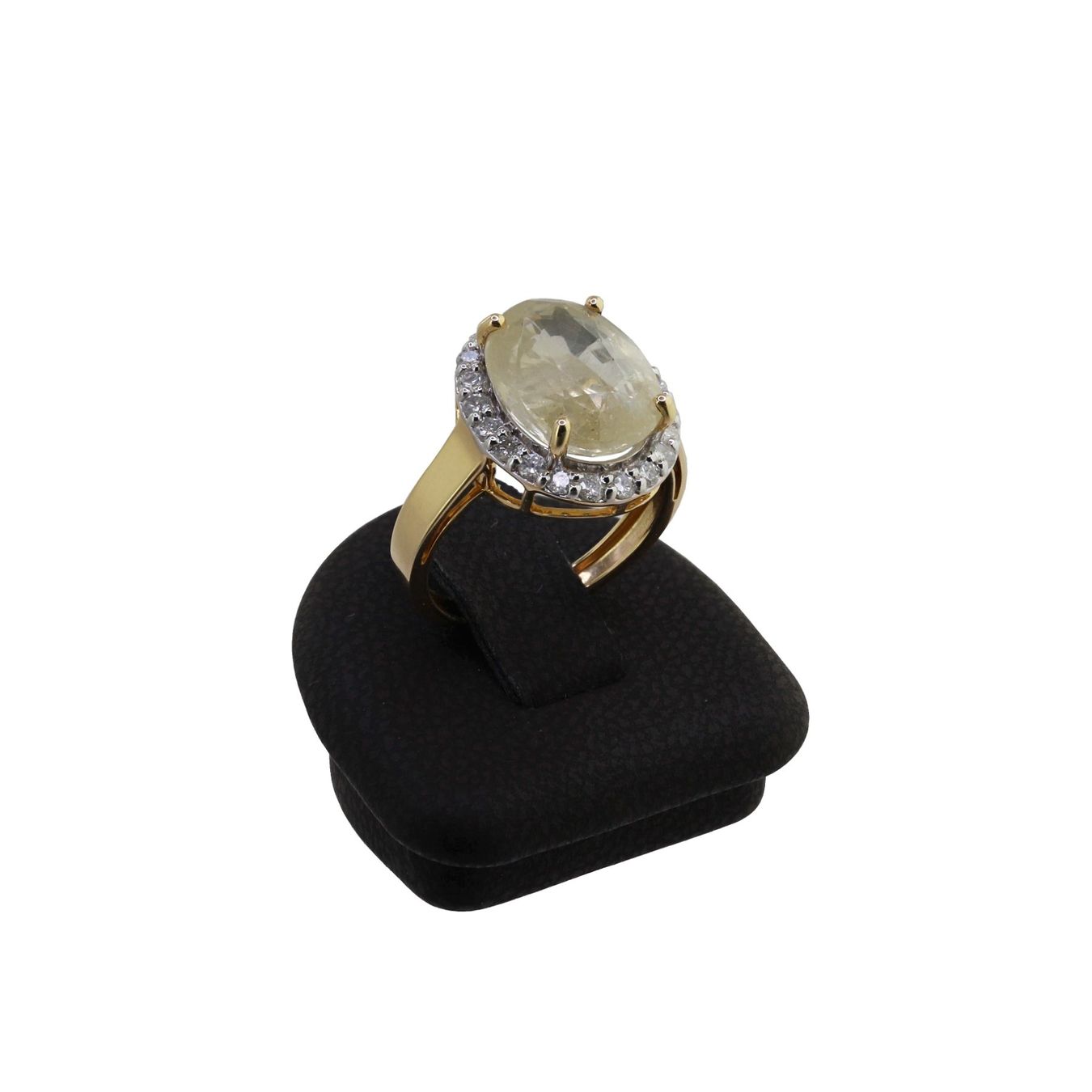 Anelli: Gelb-Saphir Diamant Ring – Usato da Zürich venduto da Vintage-Jewellery 4