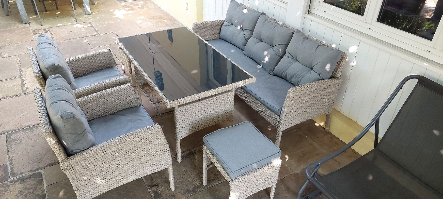 Tischset: Gartenlounge Set – Gebraucht aus Koblenz von Pinpon