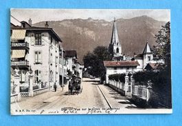 Bex - Rue du Village - Kutsche - 1908