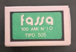 100 hameçons Fassa n° 10 Haken Fassa 100 Stück