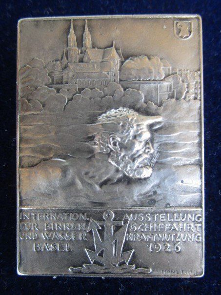 Medaillen: Binnenschiffahrt Ausstellung 1926 Basel – Gebraucht aus Luzern von Horoskop1