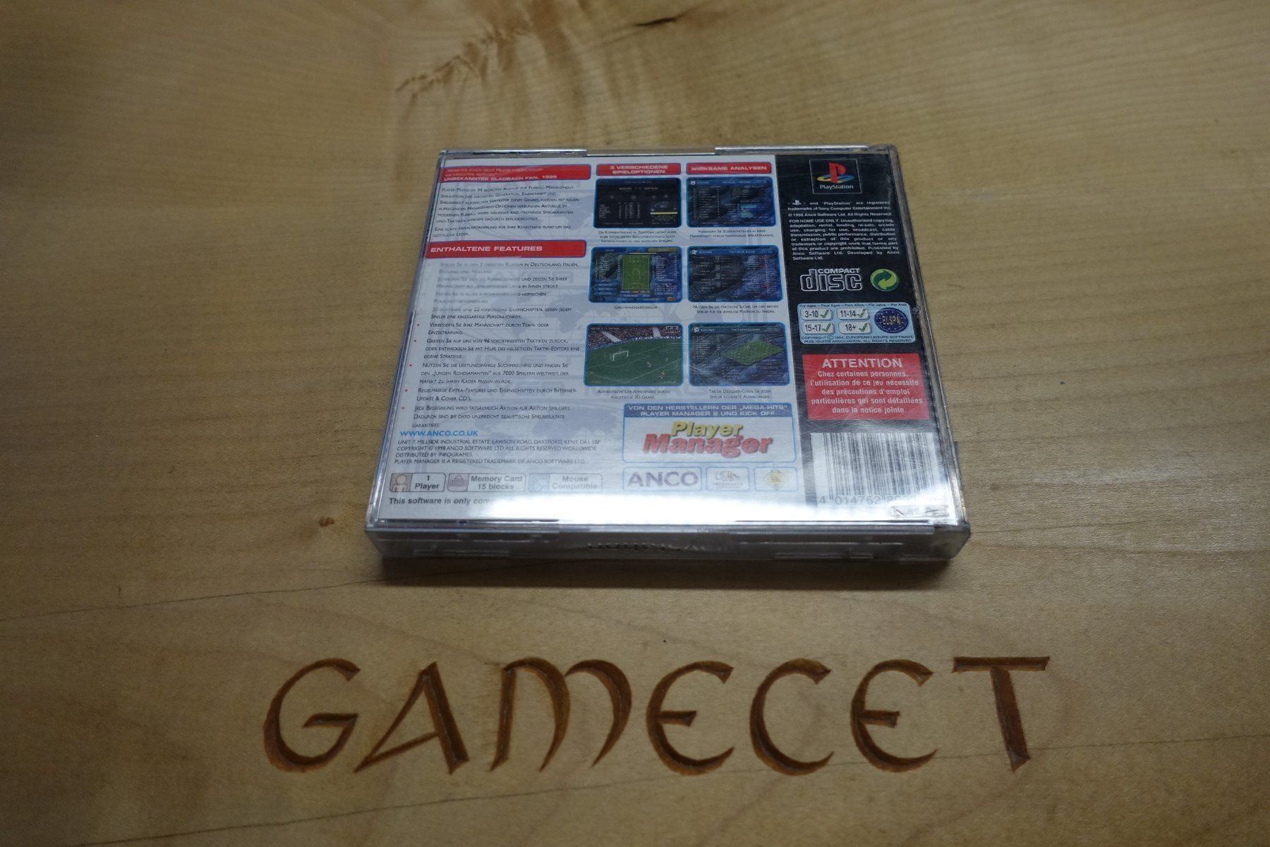 Sony Giochi: Player Manager Ninety Nine – Usato da Steinach venduto da Gamecet 2