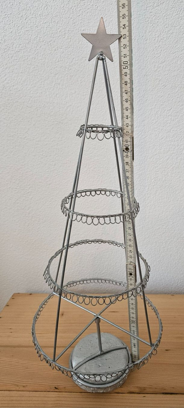 Tutte le decorazioni: Tisch-Tannenbaum aus Metall – Usato da Oetwil a.d. Limmat venduto da grisilisi 1