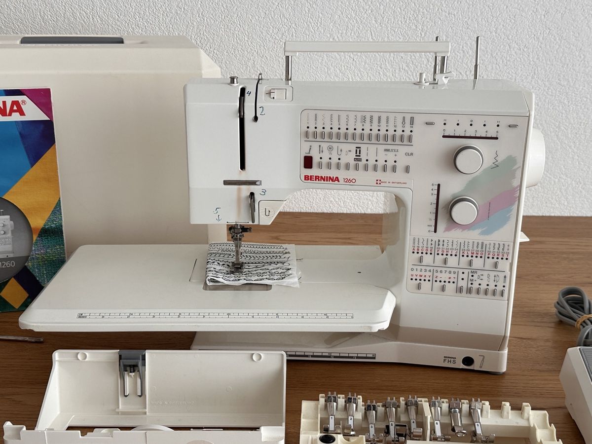Bernina Macchine da cucire: Bernina 1260 – Usato da Schaffhausen venduto da pinca19 2