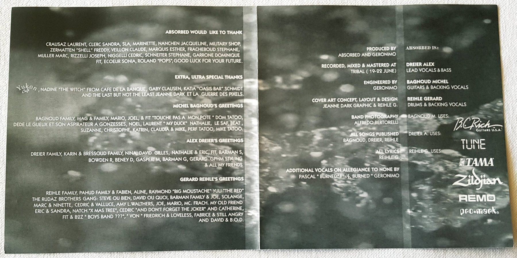 CDs: Absorbed – Absorbhead - CD - 1998 - Rare First Press – D'occasion à Uster par Zardodel 4