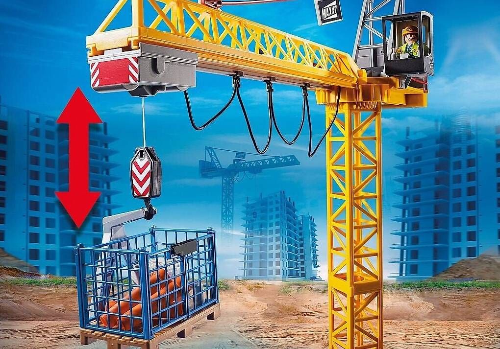 Kräne: PLAYMOBIL City Action RC-Baukran – Gebraucht aus Ehrendingen von NSX-RR