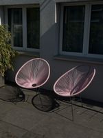 Gartenstühle rosa (2 Stück) Acapulco Stil