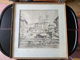 Alter Kunstdruck