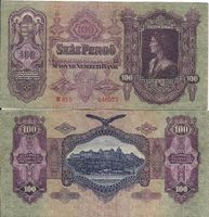 UNGARN - 100 PENGÖ 1930 -  JE 1 STCK. BESSER ALS VORZUEGLICH