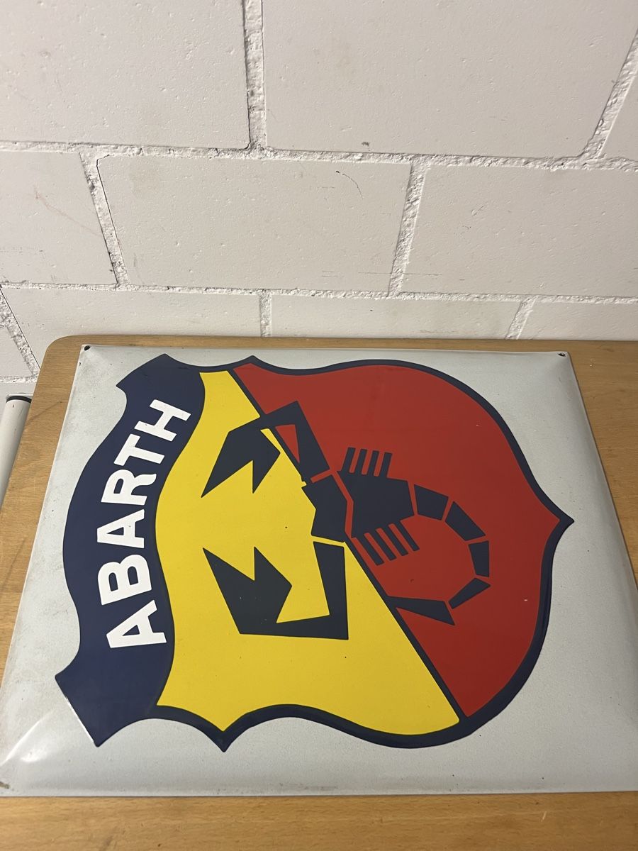 Abarth Schilder: ABARTH Blechschild – Gebraucht aus Holziken von 181281 6