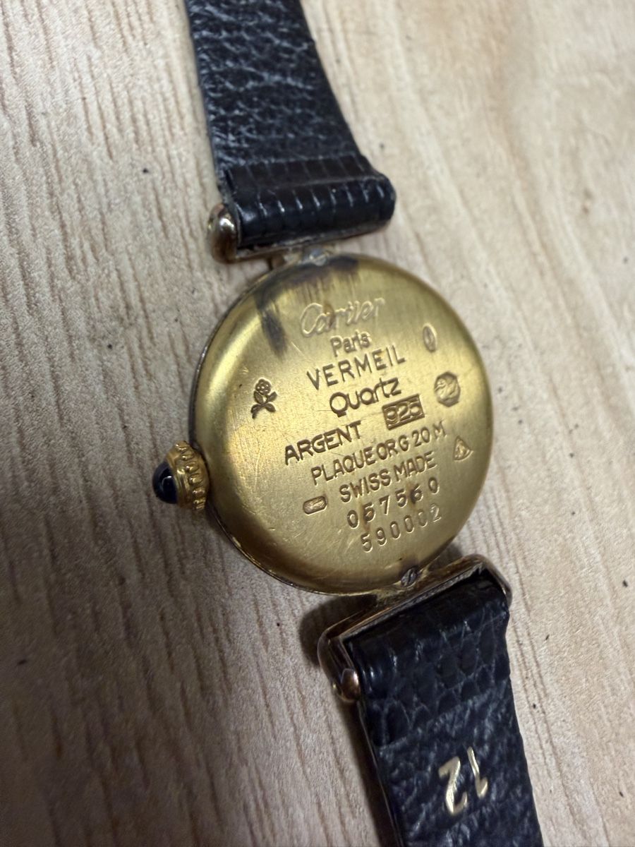 Montre Must de Cartier Colisée vintage pour femme – vermeil, (Gebraucht ...