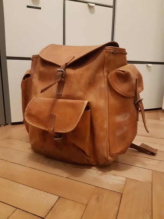 Stabiler Rucksack aus Leder | Kaufen auf Ricardo