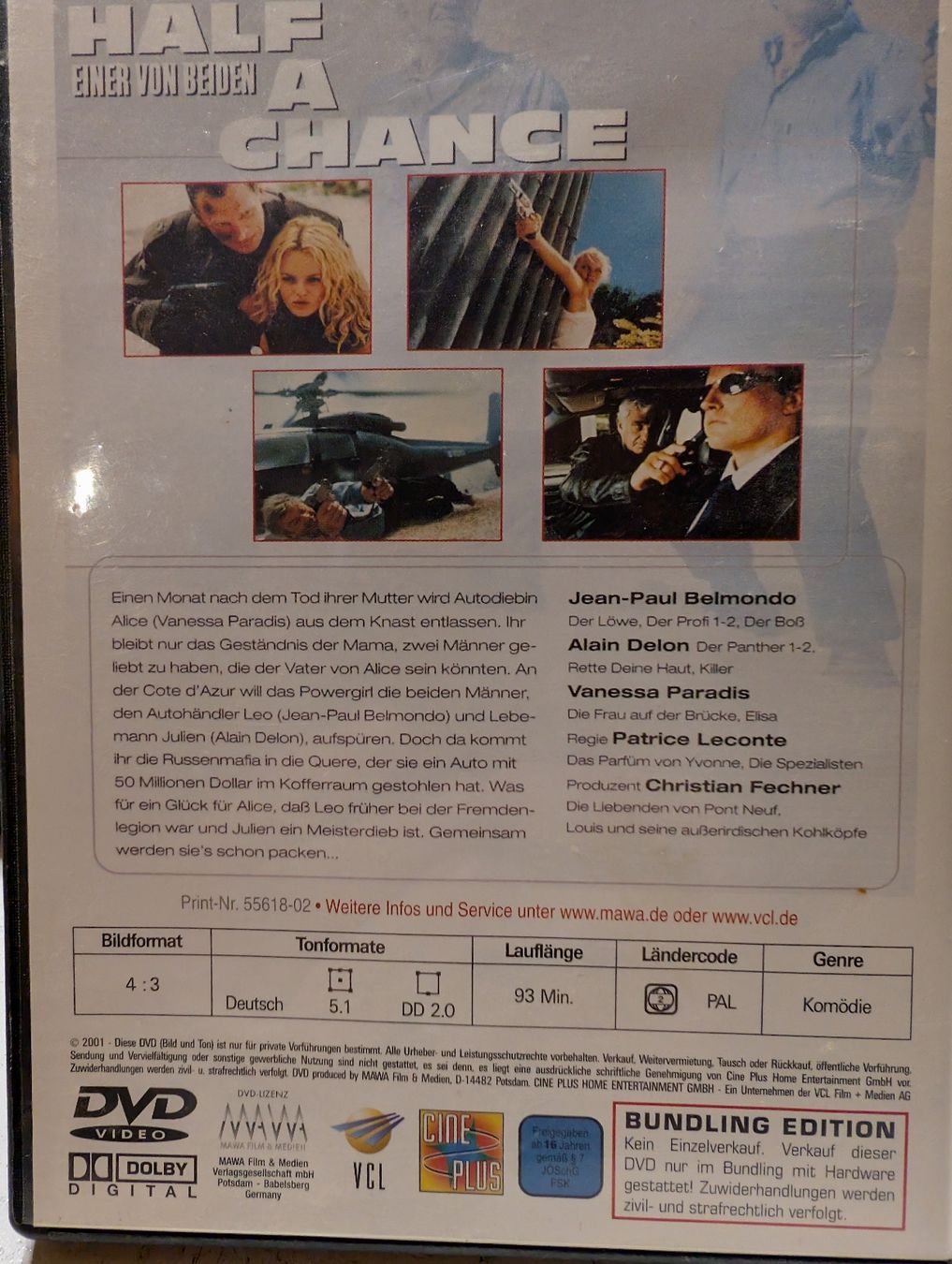 Tutti i DVDs: DVD Film Half a Chance  – Usato da Laupen ZH venduto da Zmoewe 2