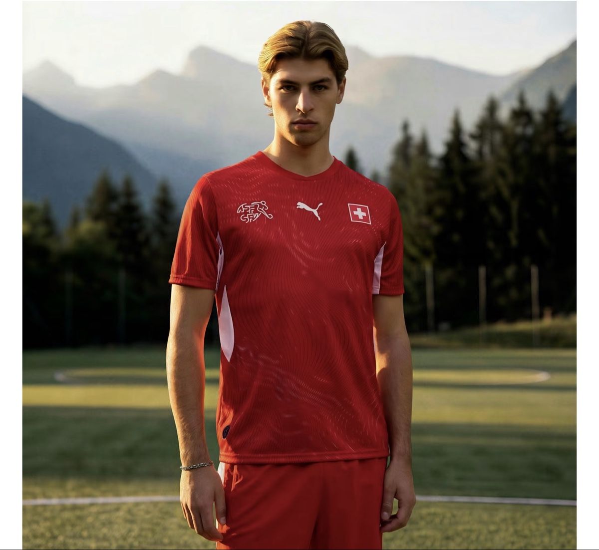 Schweizer Nati Canottiere & Pantaloni: Schweiz 2026 Heimtrikot Herren – Nuovo e nell'imballaggio originale da Zürich venduto da luro_23 2