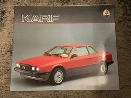 Maserati Karif Glanzprospekt 6 Seiten