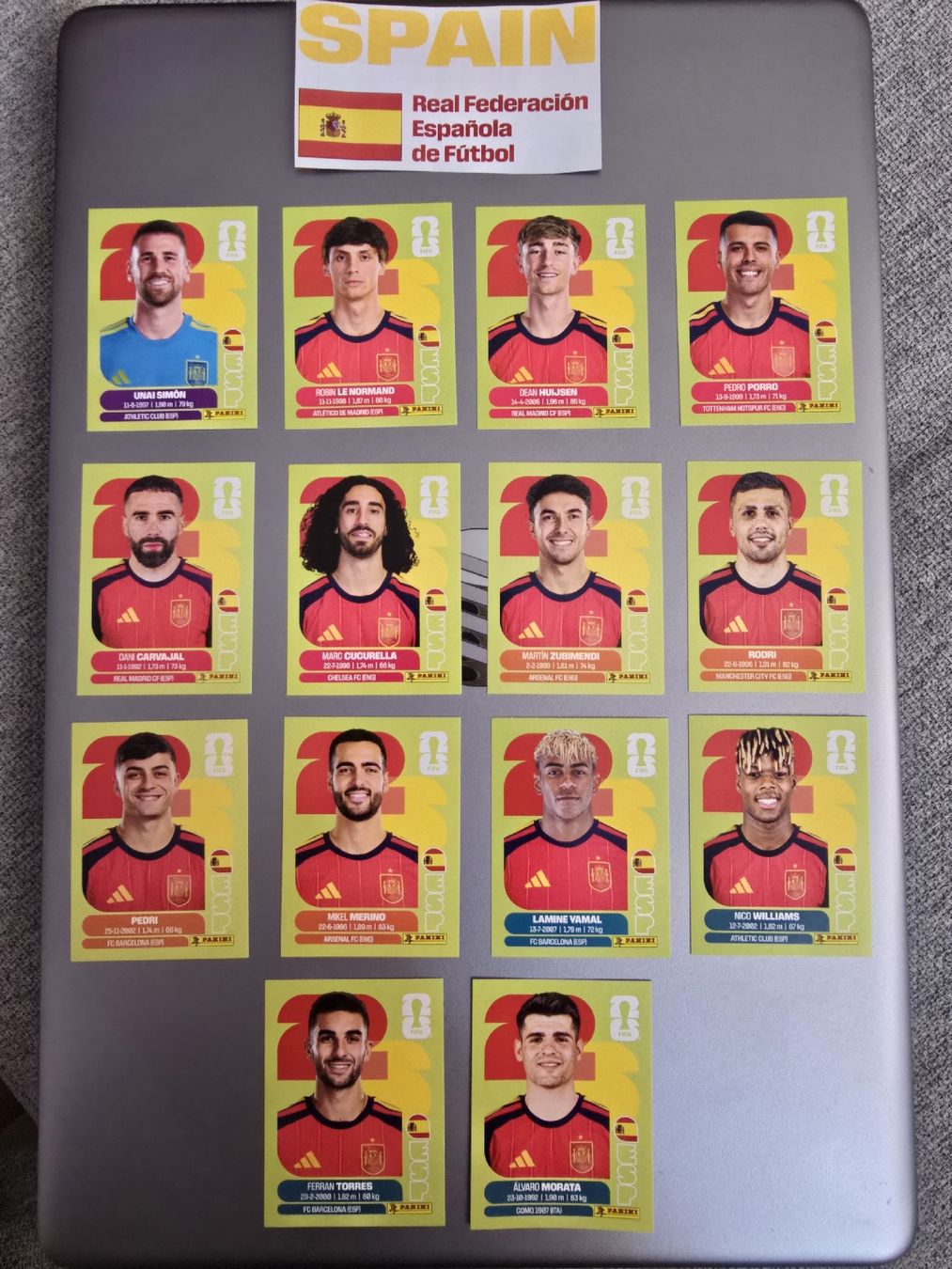 Panini Carte collezionabili: Spanien Panini WM 2026 – Nuovo (secondo la descrizione) da Zürich venduto da TutNixCH