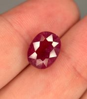 Ab 1 Fr. - 6.81 ct natürl. Rubin Edelstein