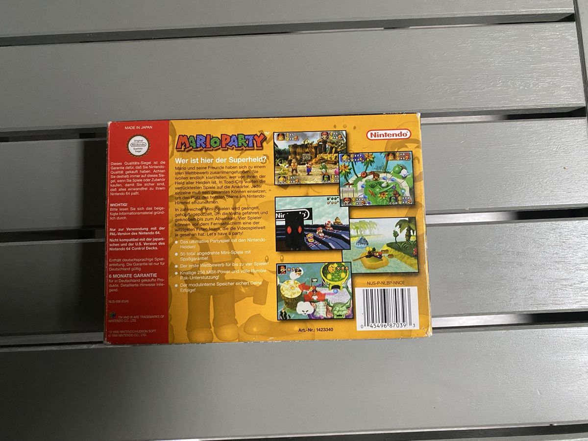 Nintendo Giochi: Mario Party N64 – Usato da Treycovagnes venduto da GeorgeTheGreat 1