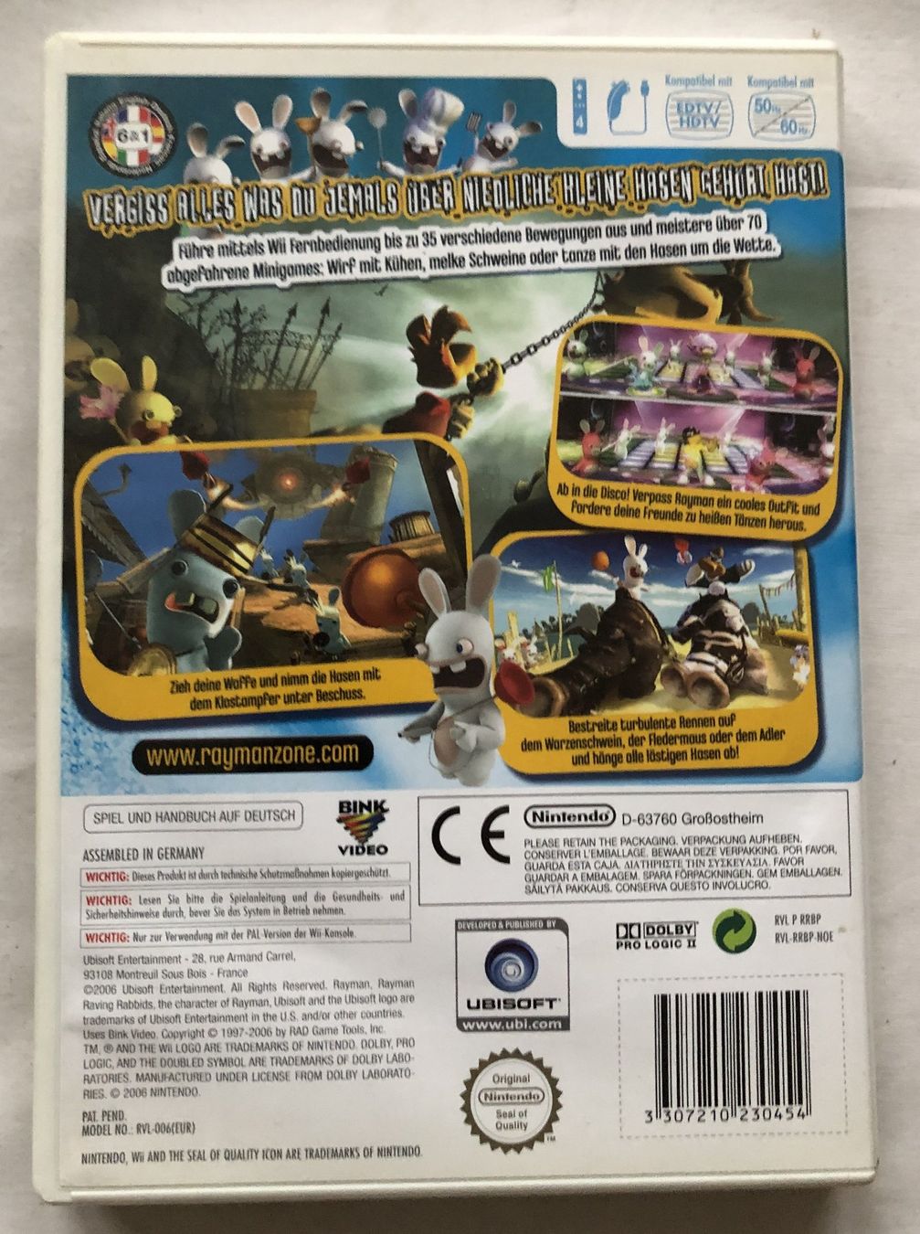 Nintendo Giochi: Nintendo Wii - Rayman: Raving Rabbids – Usato da Schaffhausen venduto da durruti 2