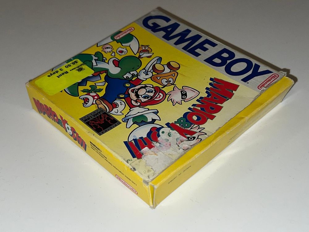 Notice/manuel Seul Du Jeu Mario & Yoshi Pour Game Boy - Bon état, Collection Rétro