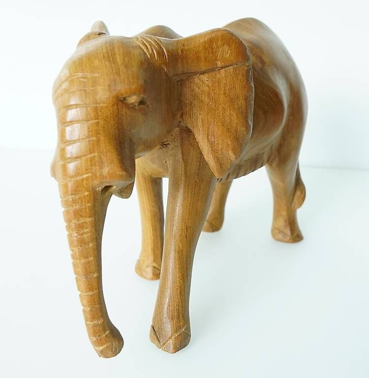 Figurines: Handgeschnitzter Holzelefant – D'occasion à Sissach par glrpmpfk 2