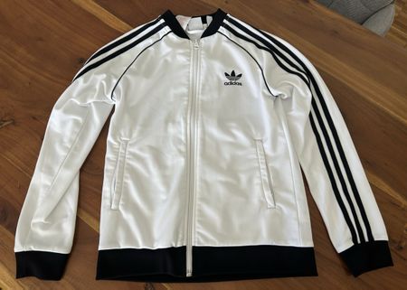 Adidas Jacke, weiss/schwarz, Gr. 146, Top Zustand!