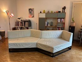 Designklassiker - Modulares Ledersofa von Atelier Pfister