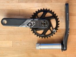 SRAM X01 Kurbel inkl 34T Kettenblatt