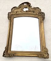 🟢 Miroir ancien doré en bois / Vintage Spiegel Barockstil