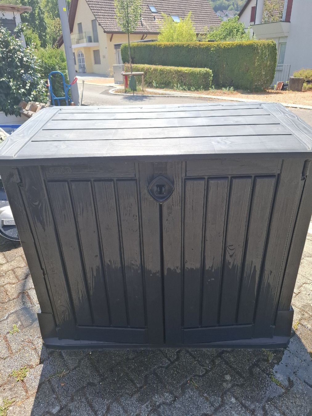 Auflagenboxen: Gartenbox Aufbewahrungsbox dunkelgrau – Gebraucht aus Stein AG von Benedetta1