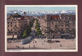 ZÜRICH - Bahnhofstrasse - Tram - 1928
