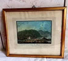 Das Hospiz auf dem Grimsel Litho coloriert