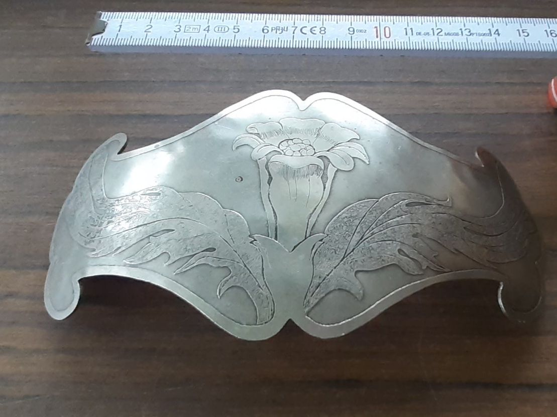 Fibbie per cinture: Gürtelschnalle Jugendstil – Usato da Mörschwil venduto da antiksalon 9
