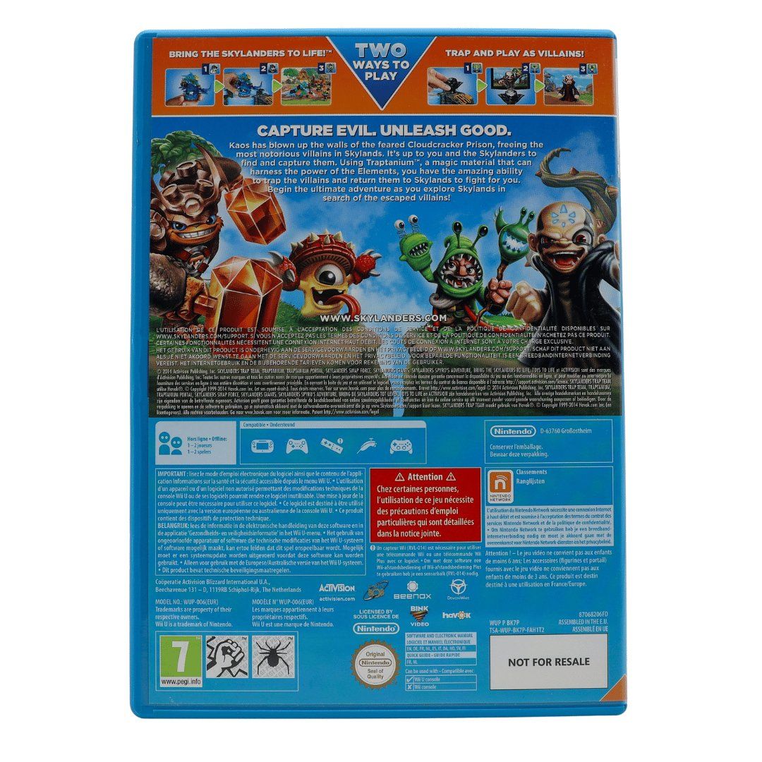 Giochi: Skylanders: Trap Team  - WII U – Usato da Paudex venduto da dindeboy 1