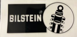 Bilstein Aufkleber Sticker 7.5x3.4cm schwarz transparent