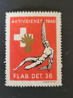 1940, Schweizer Militärmarke FLAB. DET. 36