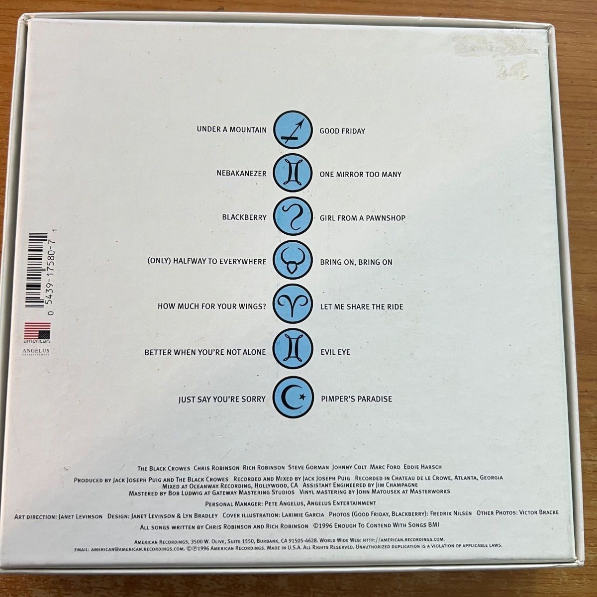 Dischi in vinile: Black Crowes - Three Snakes And One.. / 7" Box - 1. US 1996 – Nuovo (secondo la descrizione) da Gais venduto da soundcave57 2