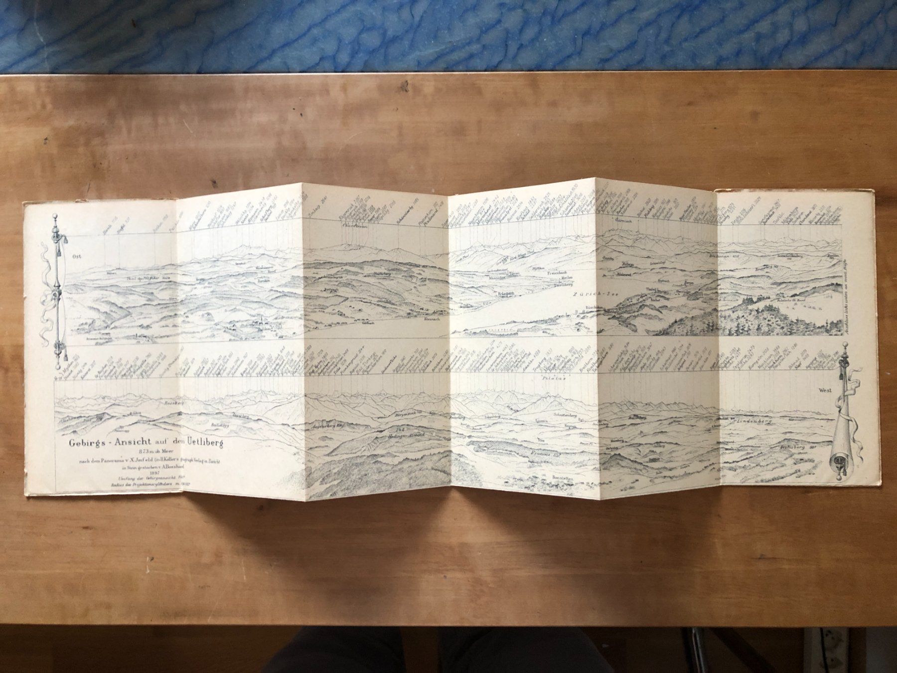 Cartine & Atlanti: Karte vom Üetliberg 1905 – Usato da Zürich venduto da allp 4