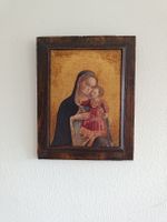 Reproduction ancienne de Fra Angelico sur fond or incisé